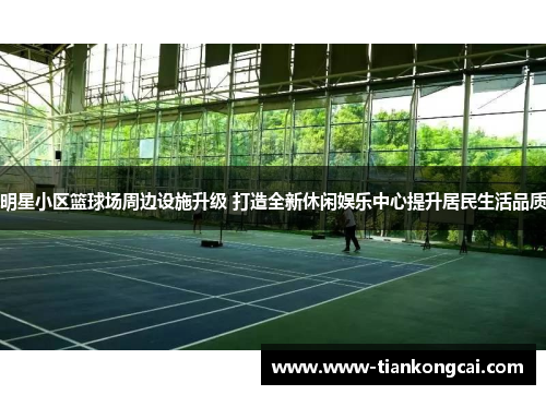 明星小区篮球场周边设施升级 打造全新休闲娱乐中心提升居民生活品质